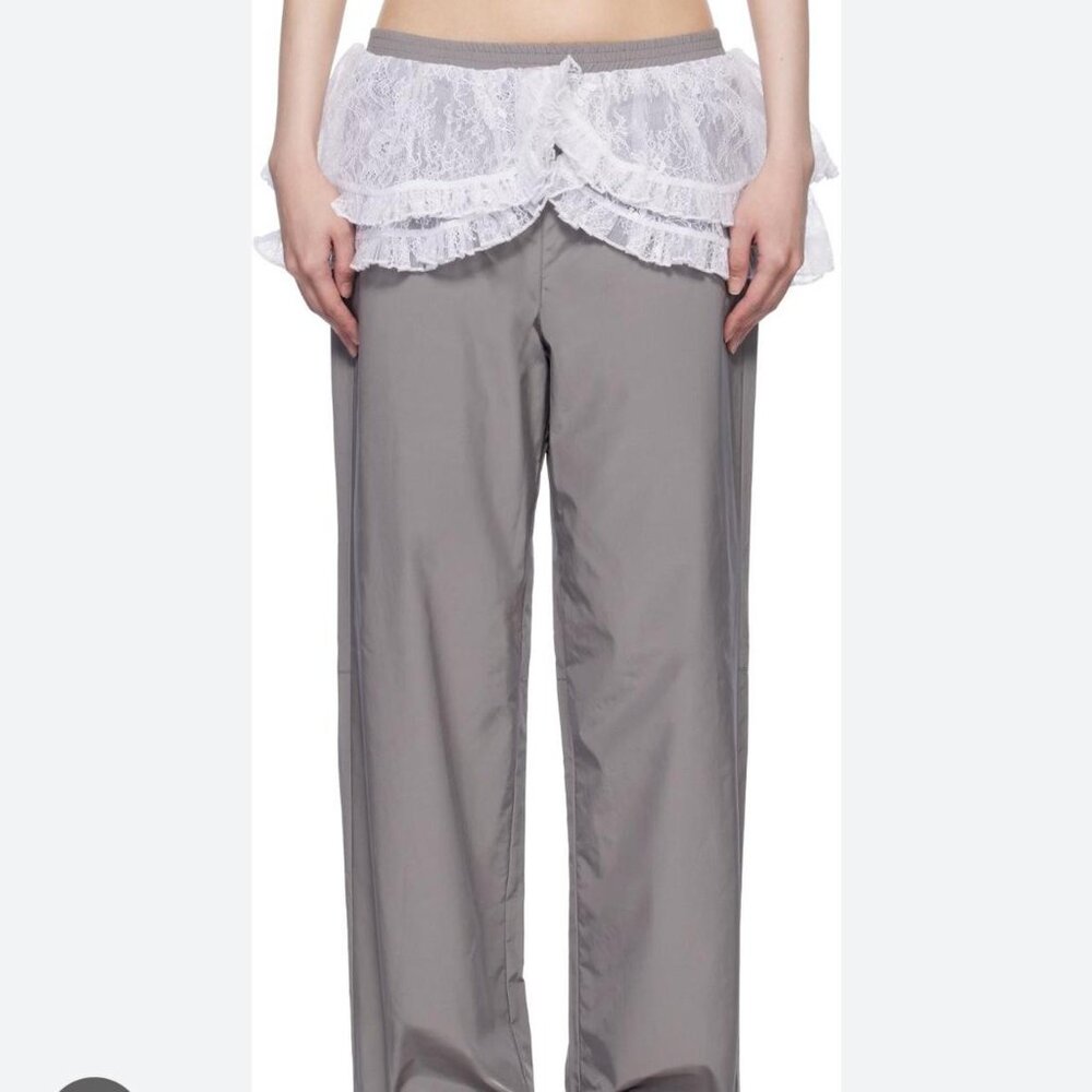 Sandy Liang RODEZ PANTS IN GREY - New with tags